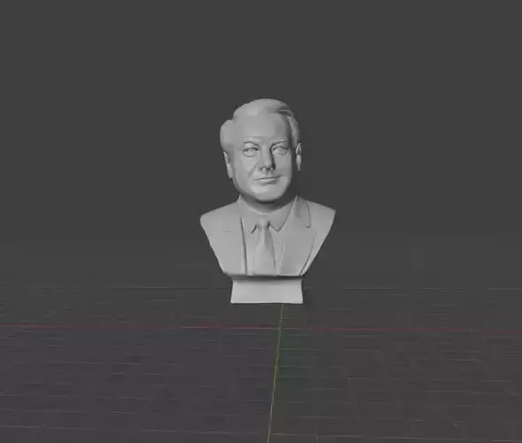 Boris Yeltsin 3D print model