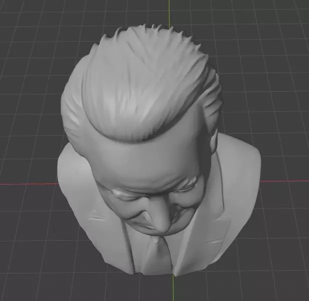 Boris Yeltsin 3D print model_23
