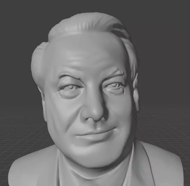 Boris Yeltsin 3D print model_18