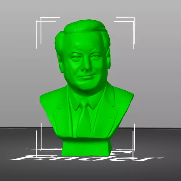 Boris Yeltsin 3D print model_25