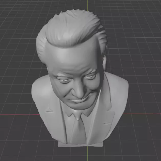 Boris Yeltsin 3D print model_8