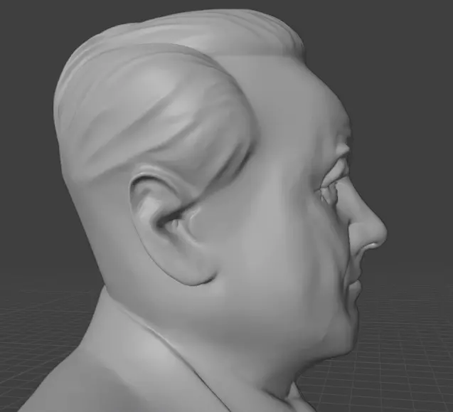 Boris Yeltsin 3D print model_26