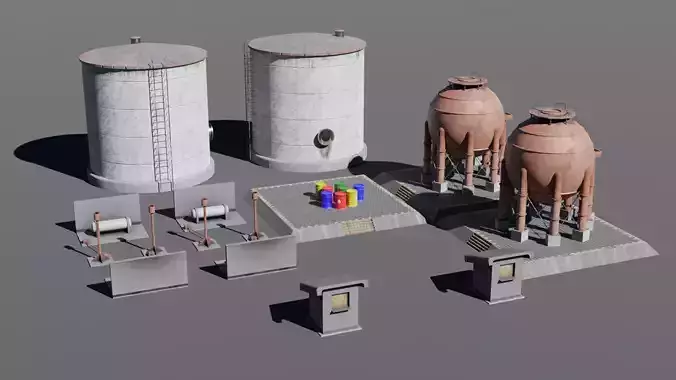 Industrial Zone Props Pack 1