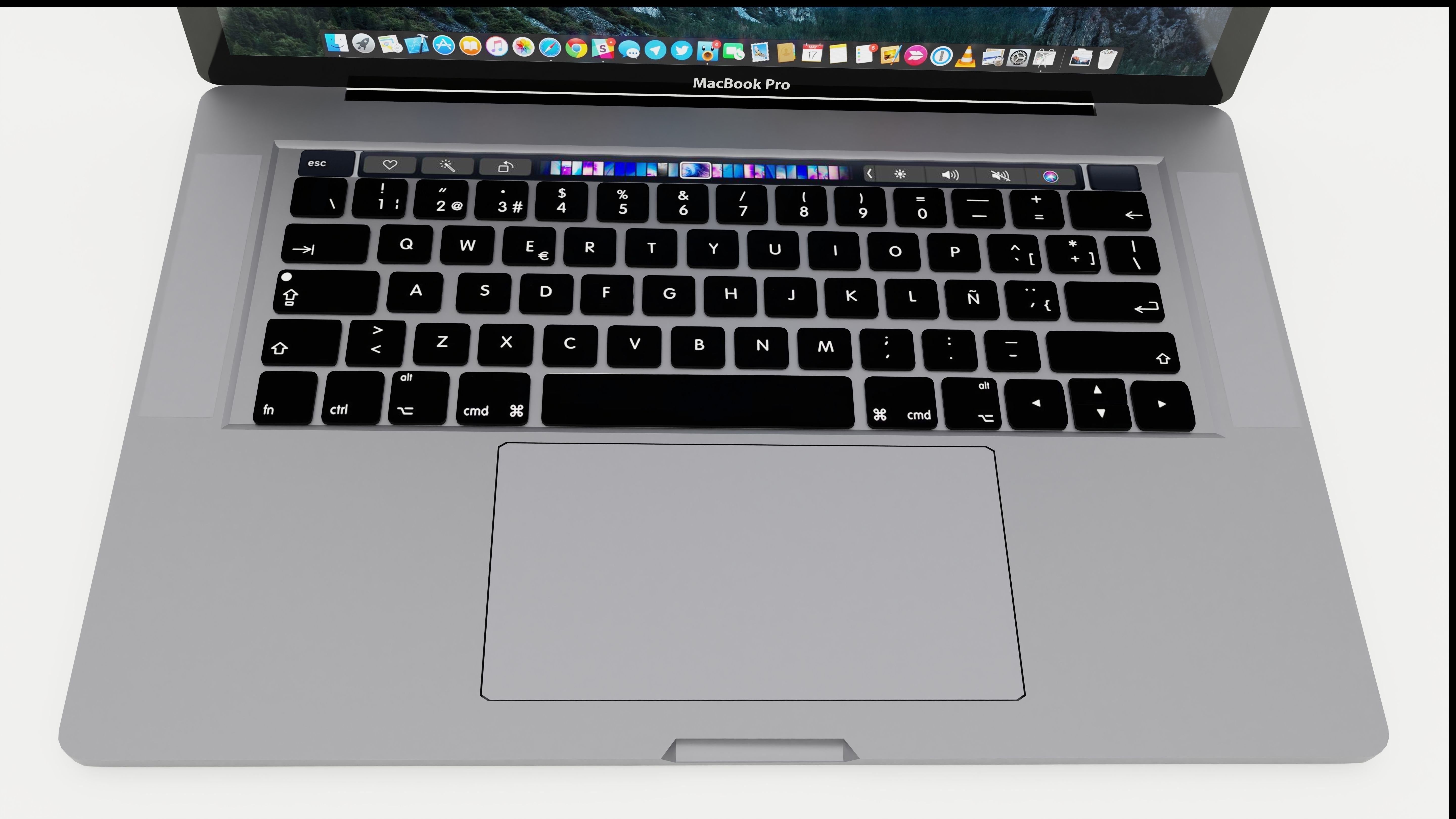 MacBook Pro by Apple 3D model 3D model_3