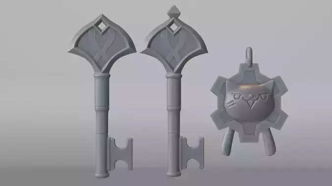 Keys to Al Haythams house Genshin Impact for cosplay