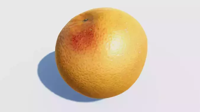 Grapefruit photogrammetry scan