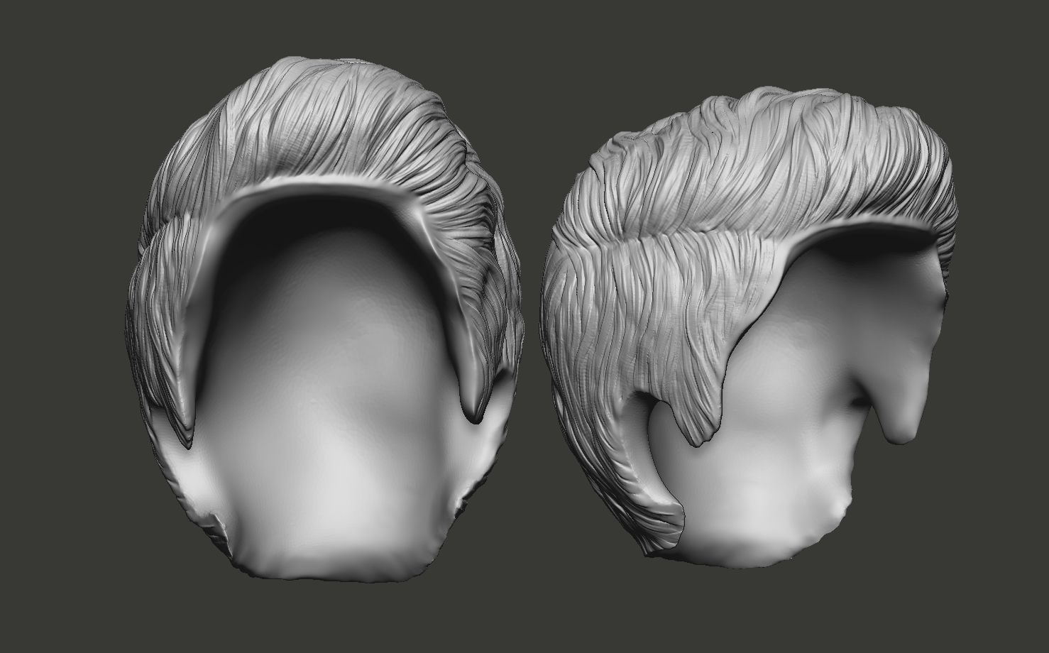 Male Hairstyle 3D print model_6