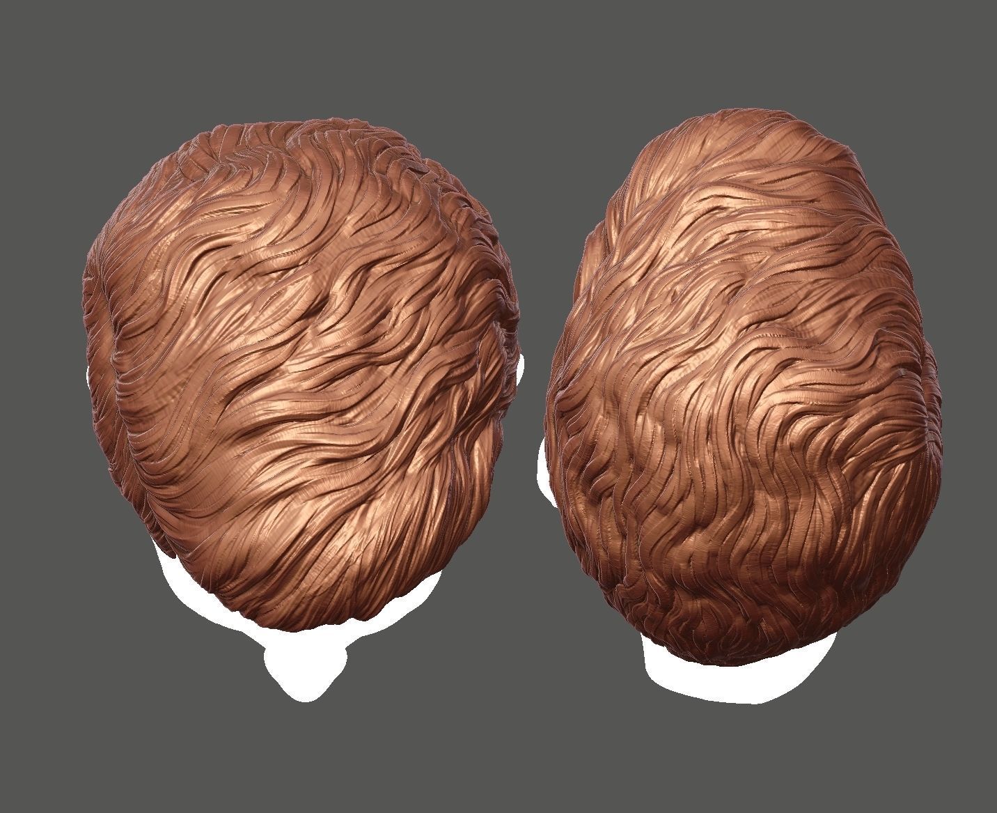 Male Hairstyle 3D print model_3