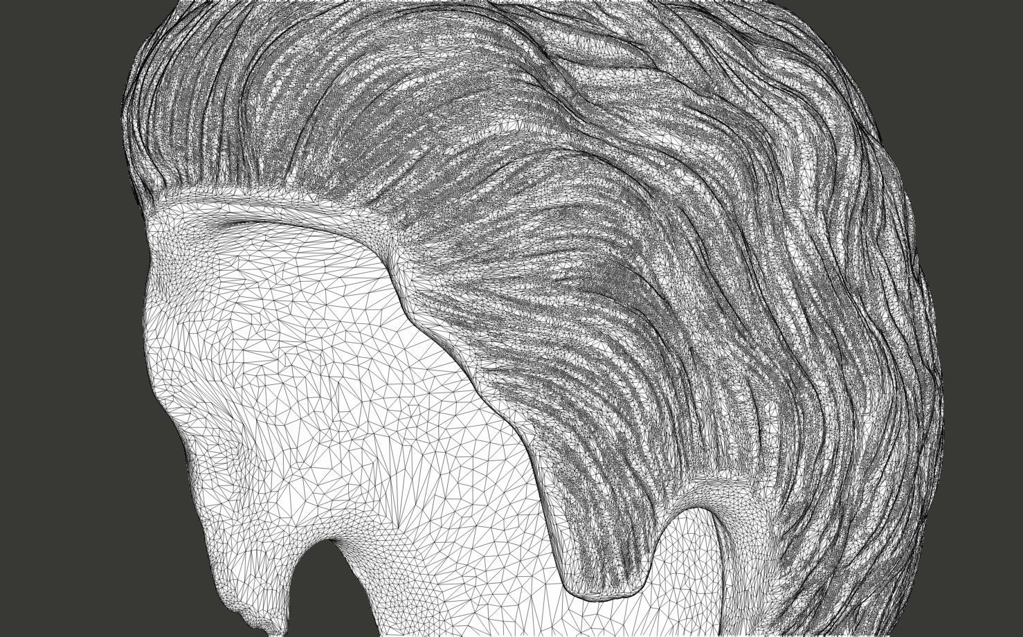 Male Hairstyle 3D print model_8