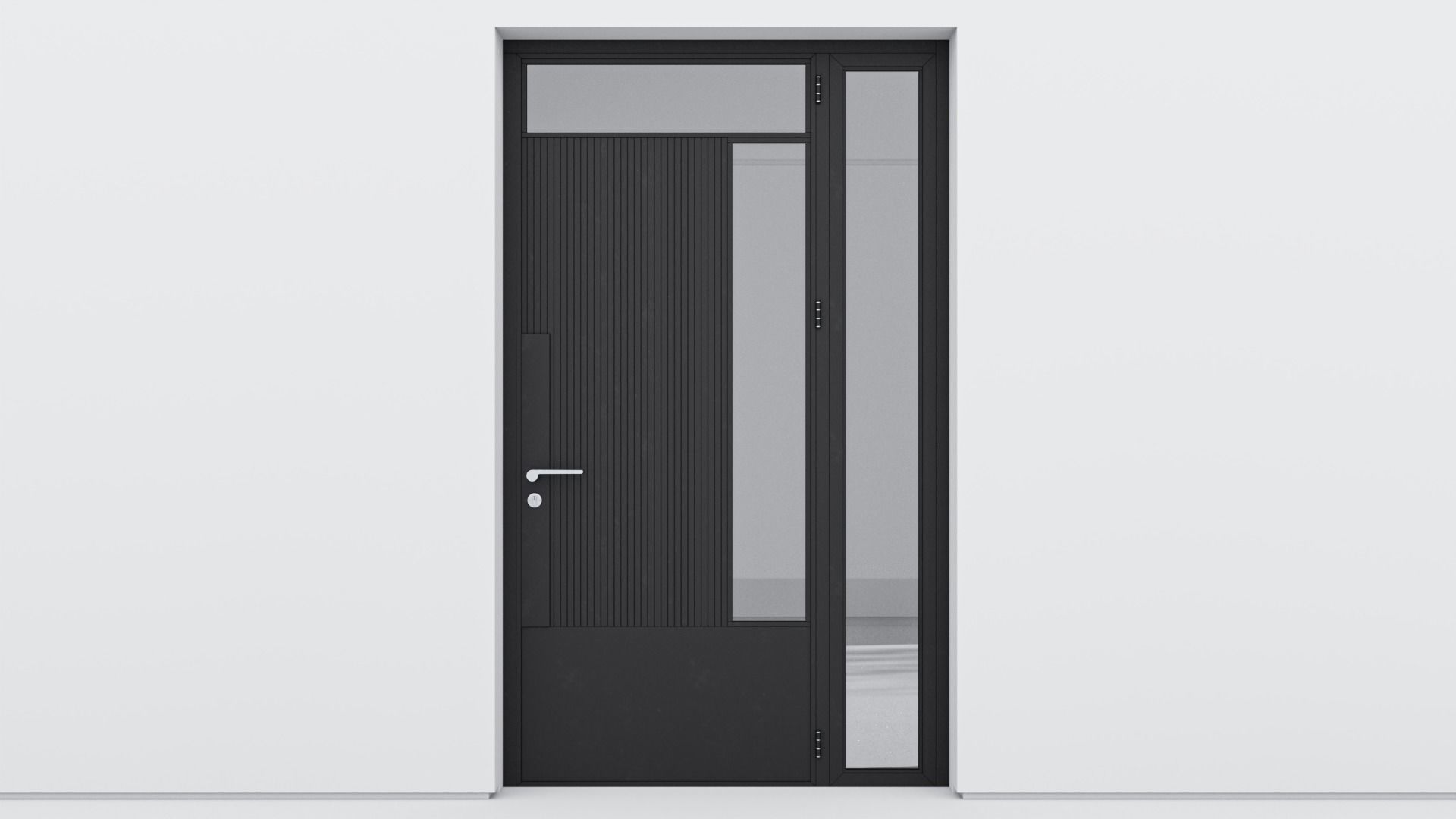 Aluminium door 179 3D model_1