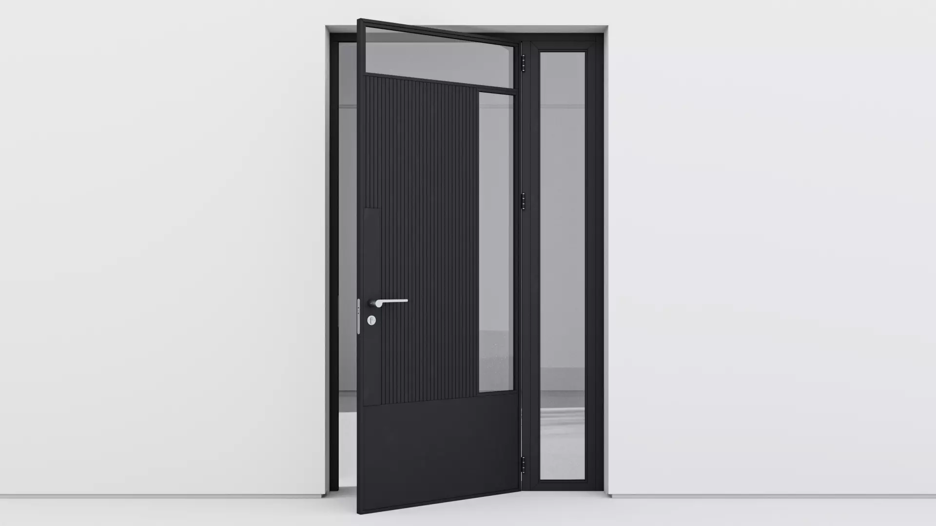 Aluminium door 179 3D model_0