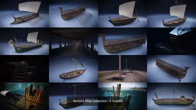 Ancient Ship Collection 