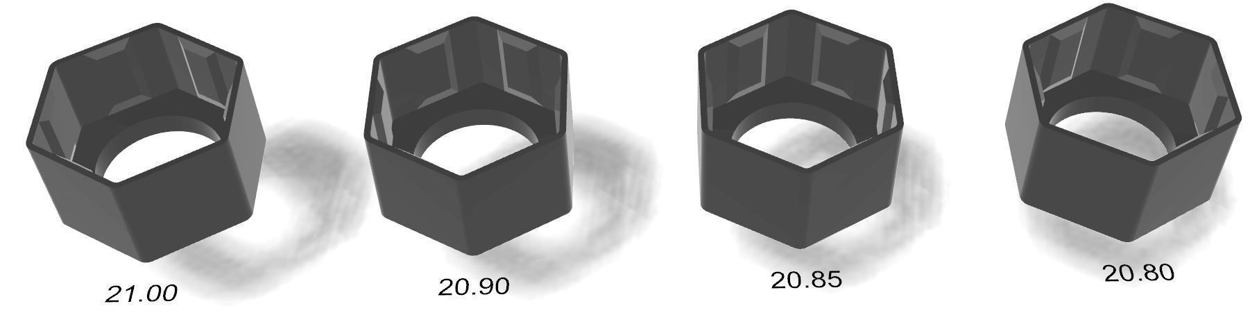 mjs2302 Tesla lug nut covers 3D print kit 3D print model_8