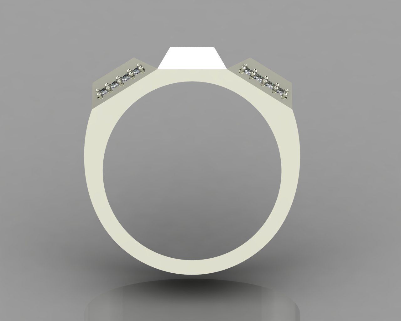 marriage ring 3D print model_4