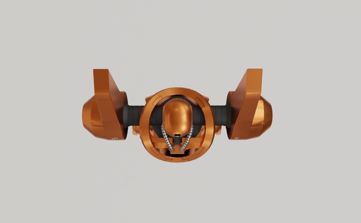 Mecha Giant Robot Anime - Robo Gigante Low-poly 3D model_13