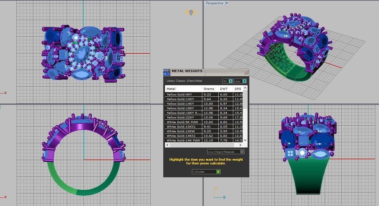Different jewelry ring 3D print model_10