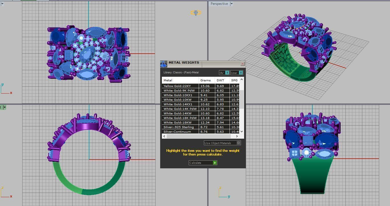 Different jewelry ring 3D print model_11