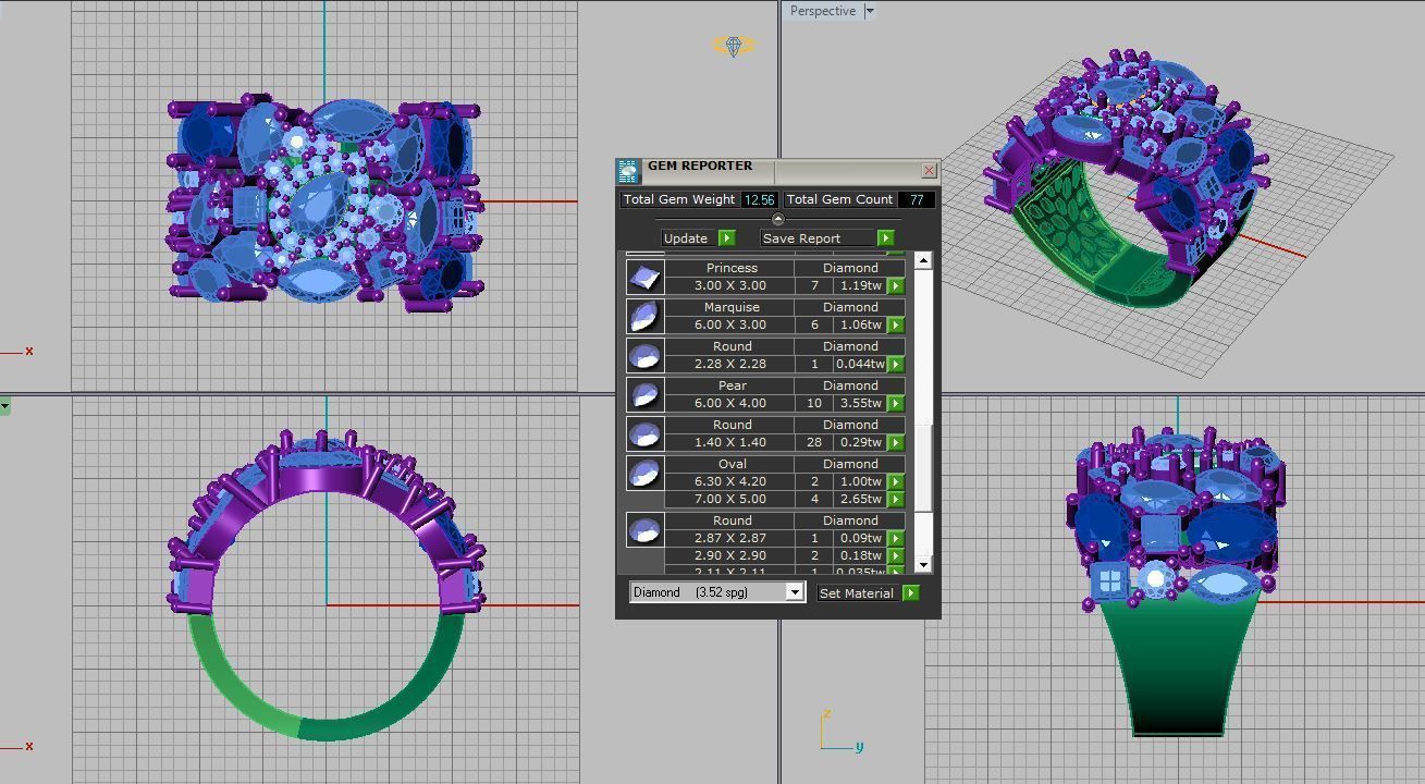 Different jewelry ring 3D print model_13