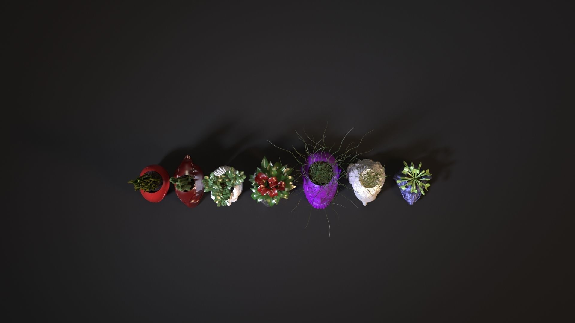 Marvel heroes planters 3D print model_9