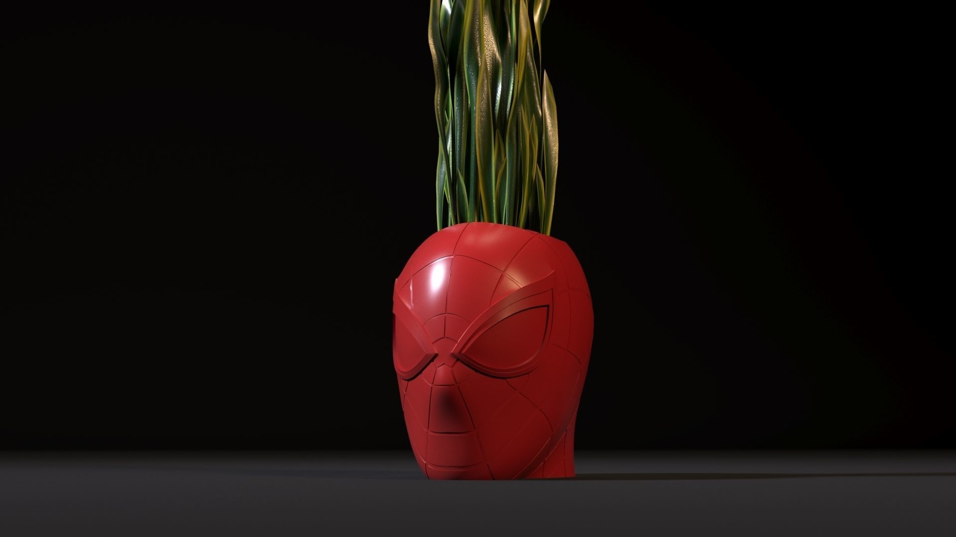 Marvel heroes planters 3D print model_16
