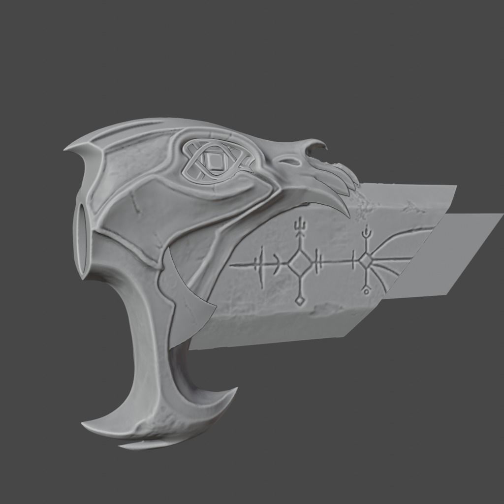 CHAOS BLADES GOD OF WAR RAGRAROK 3D print model_19