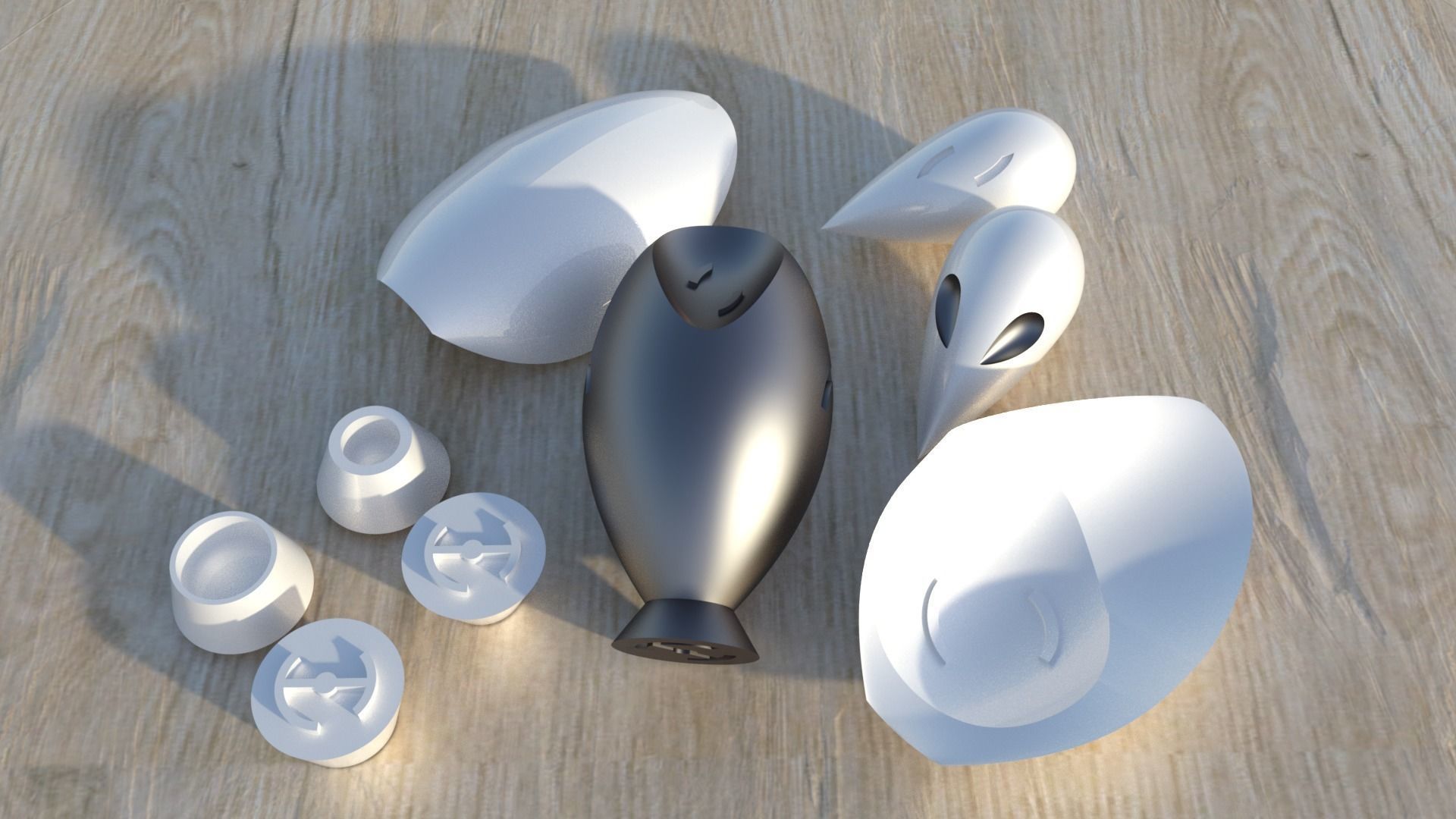 Raven Staff 3D print model_1