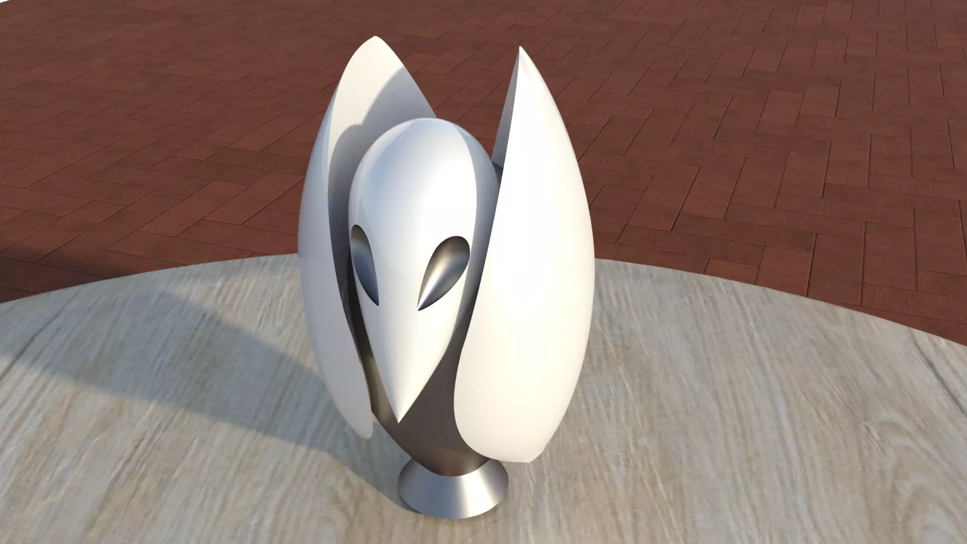 Raven Staff 3D print model_0