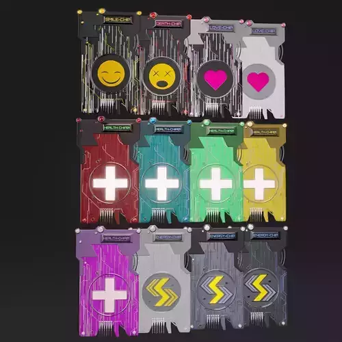 Booster Cards with Effects for Game