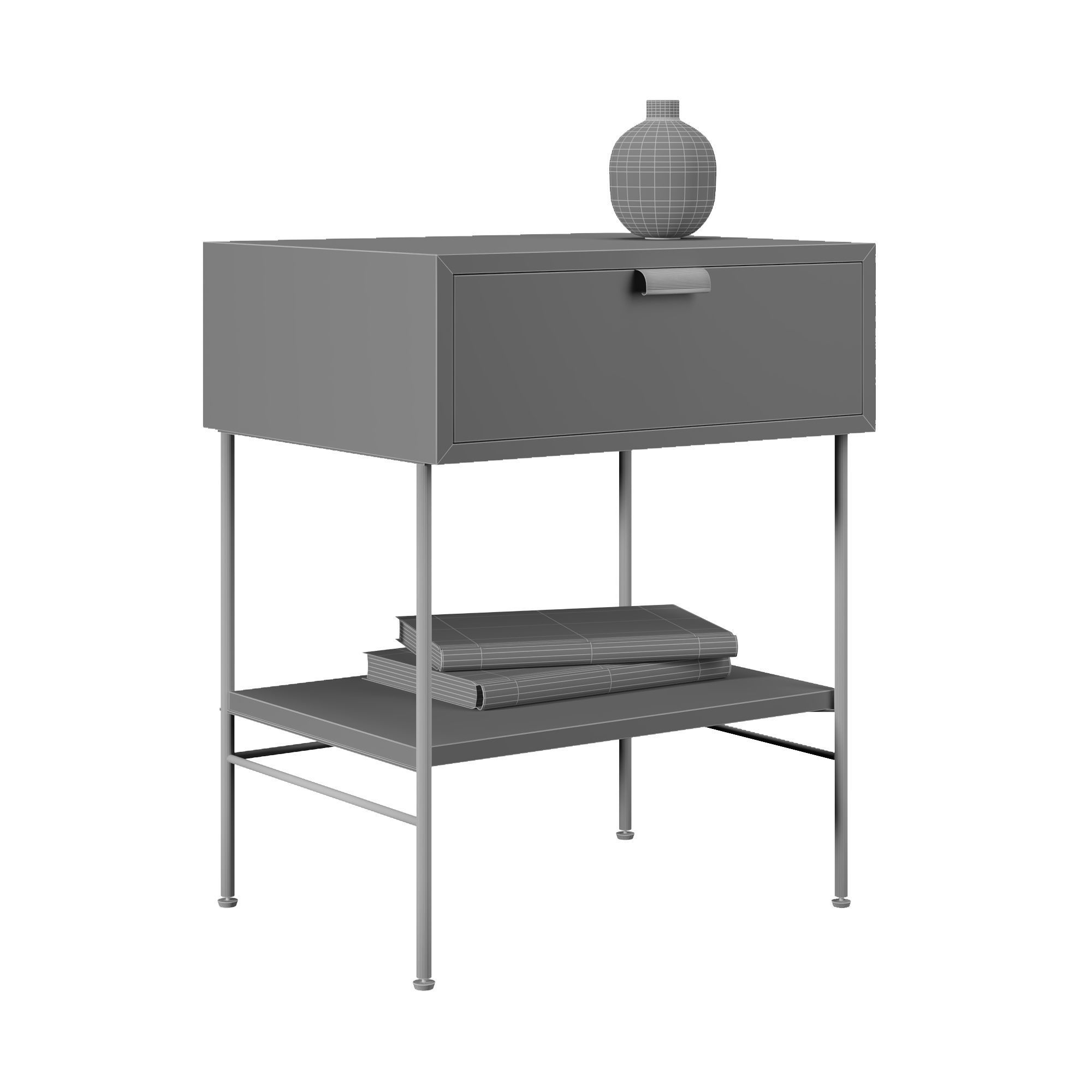 Jagger Bedside Table by Maisonsdumonde 3D model_5