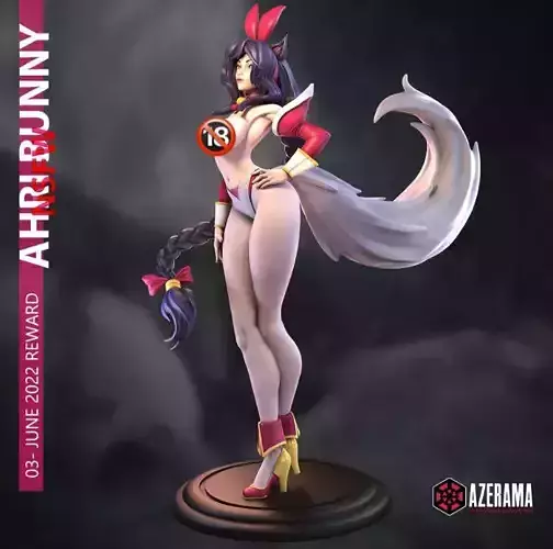 AHRI BUNNY NSFW STL READY FOR 3D PRINTING 3D print model