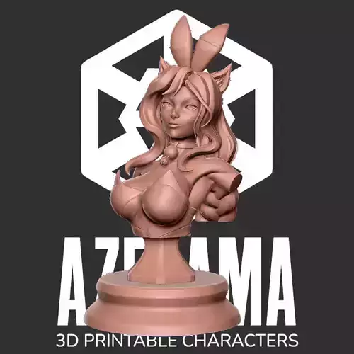 AHRI BUNNY BUST STL READY FOR 3D PRINTING 3D print model