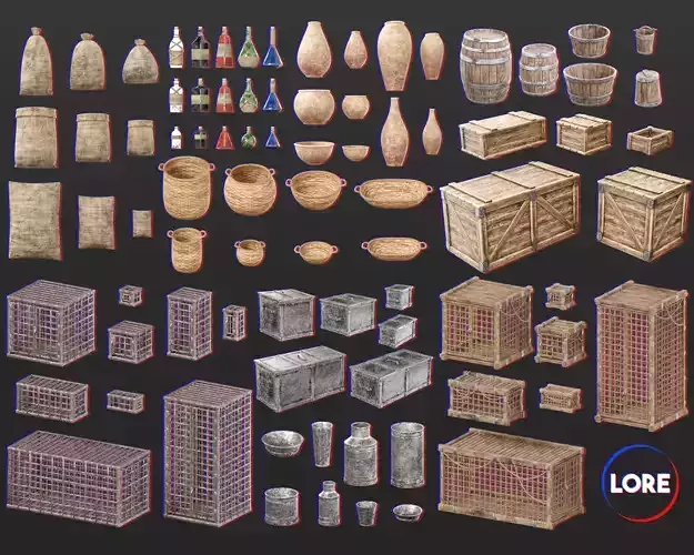 Medieval Collection Containers 
