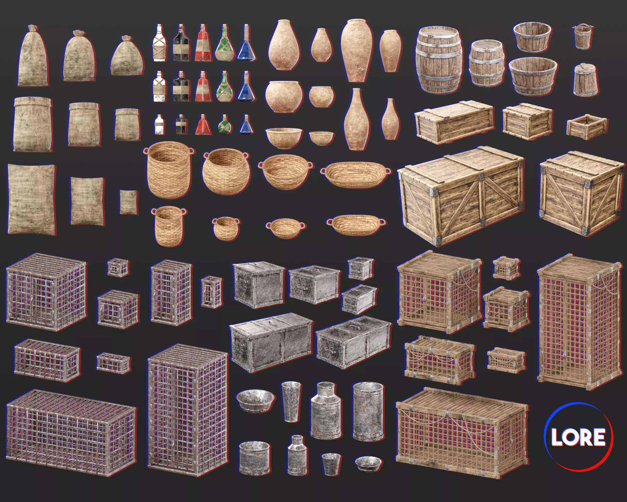 Medieval Collection Containers _0
