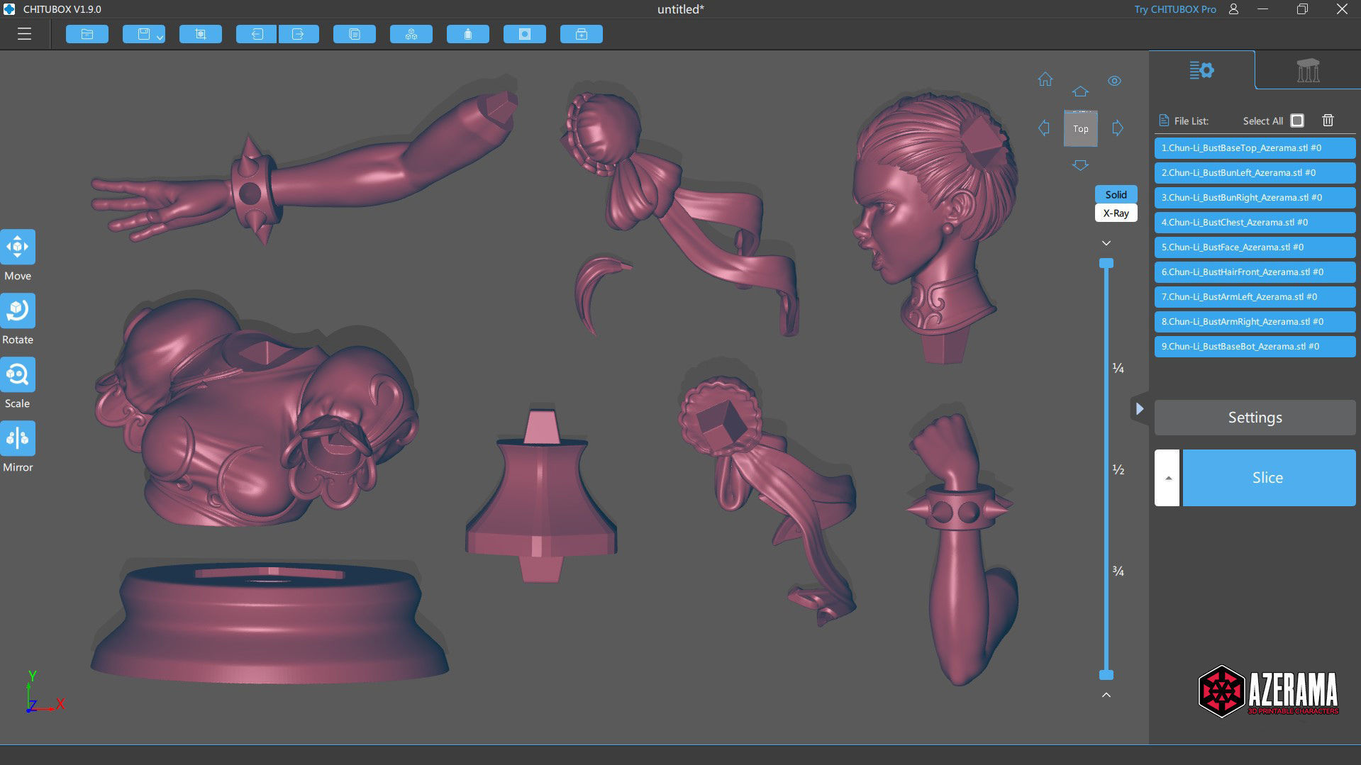 CHUN-LI BUST READY FOR 3D PRINTING 3D print model_1