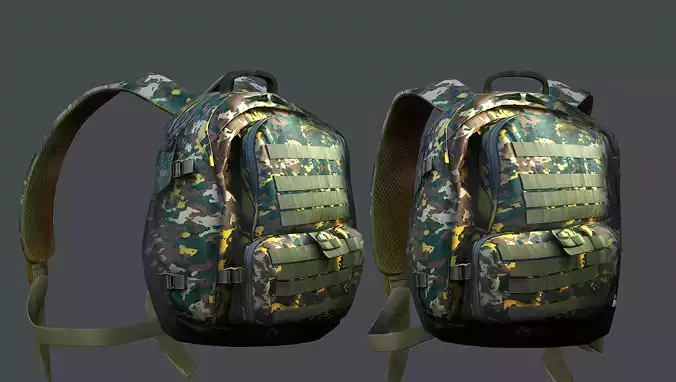 Backpack military combat Black baggage bag luggage