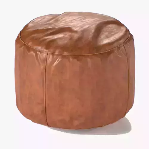Moroccan Pouf leather