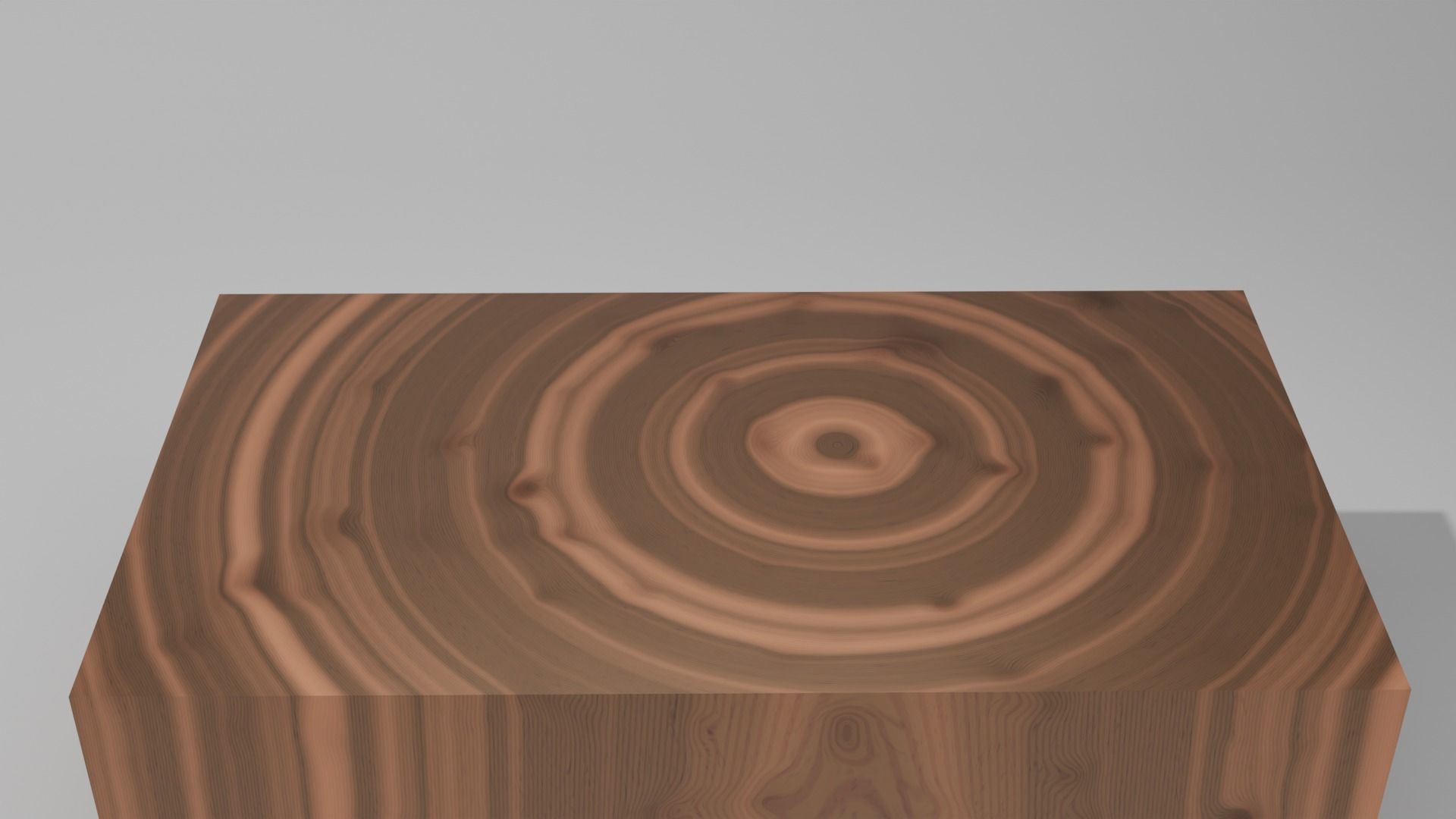 Wooden table 3D model_4
