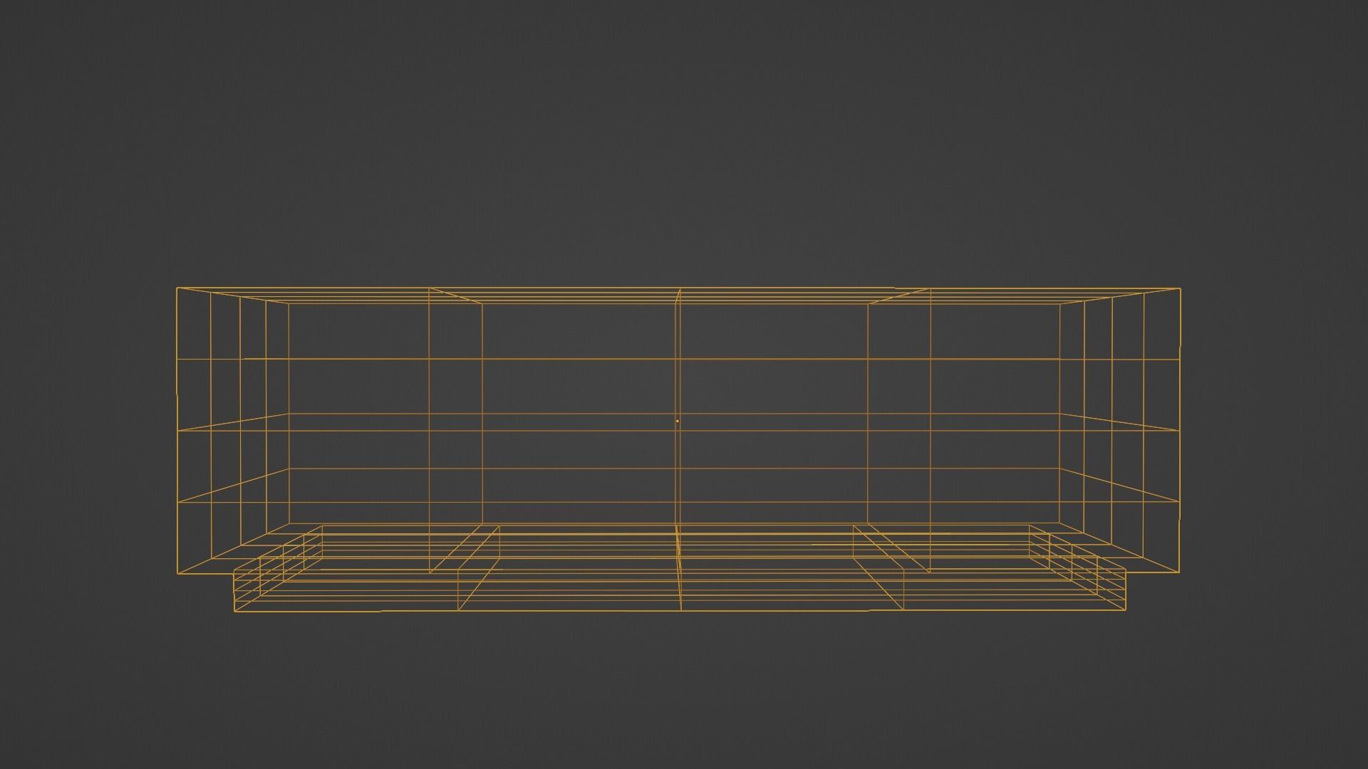 Wooden table 3D model_7