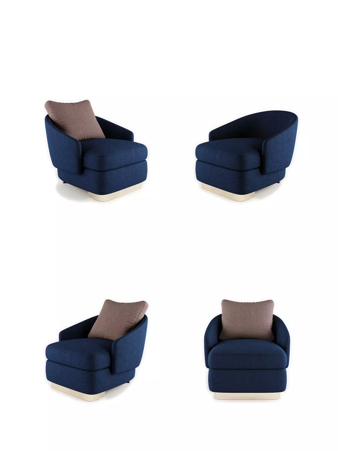 Armchair Corona Render Free 3D model