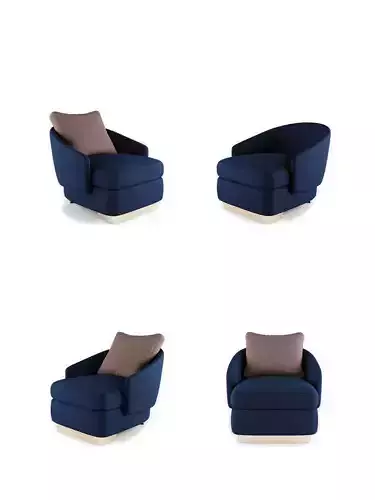 Armchair Corona Render