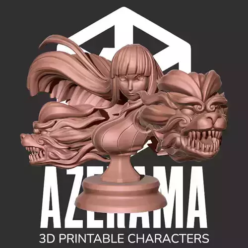 HINATA BUST STL READY FOR 3D 3D print model