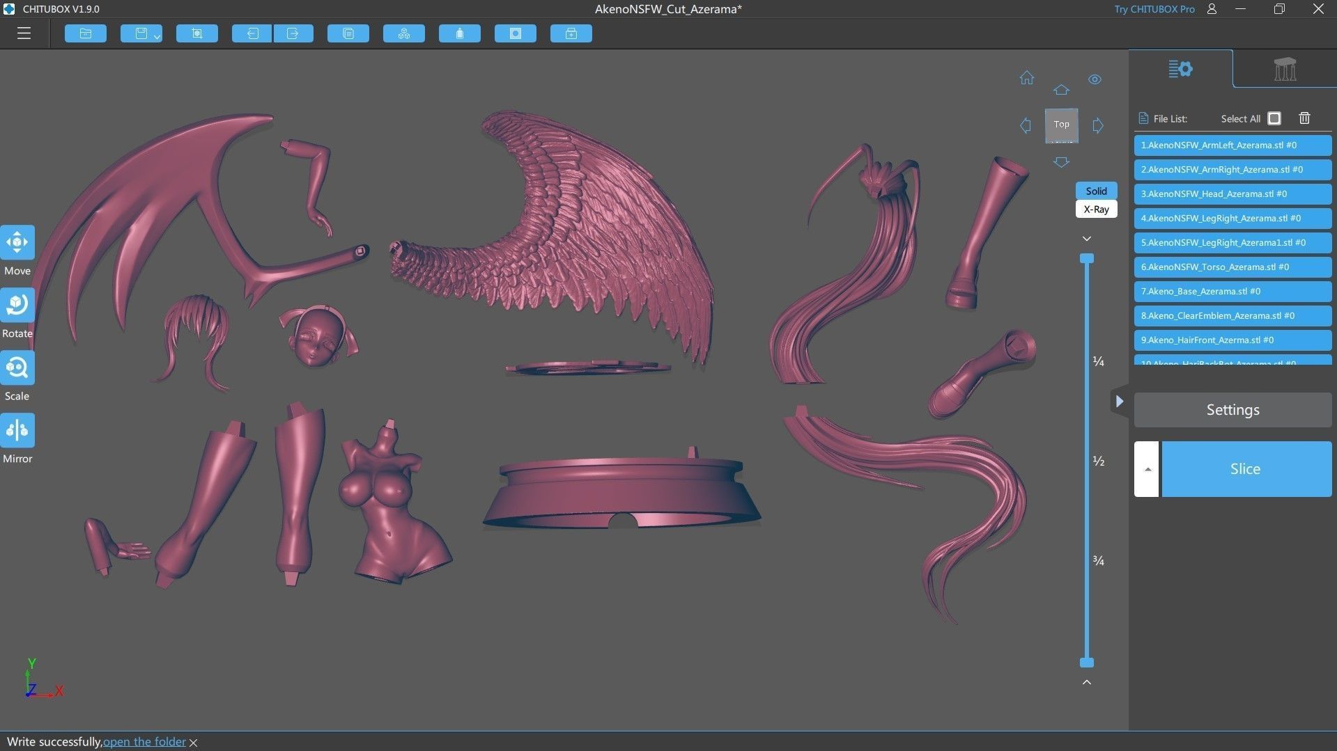 AKENO HIMEJIMA NSFW FOR 3D PRINTING 3D model 3D printable | CGTrader