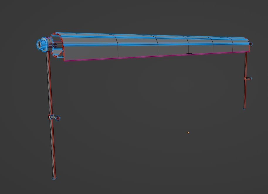 Roll Up Gate with Setbuild Options Low-poly 3D model_30