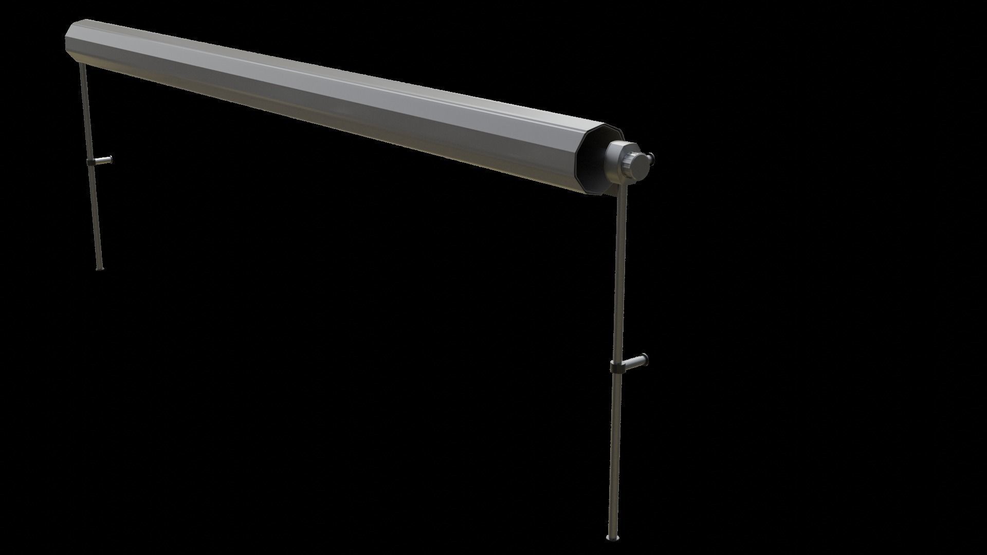 Roll Up Gate with Setbuild Options Low-poly 3D model_19