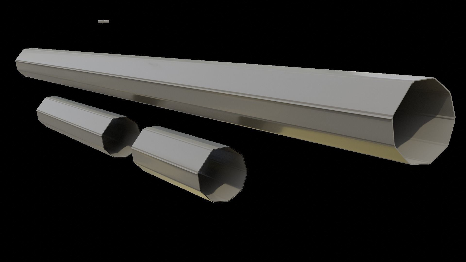 Roll Up Gate with Setbuild Options Low-poly 3D model_32