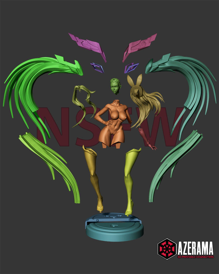 KAISA NSFW STL READY FOR 3D PRINTING 3D print model_3