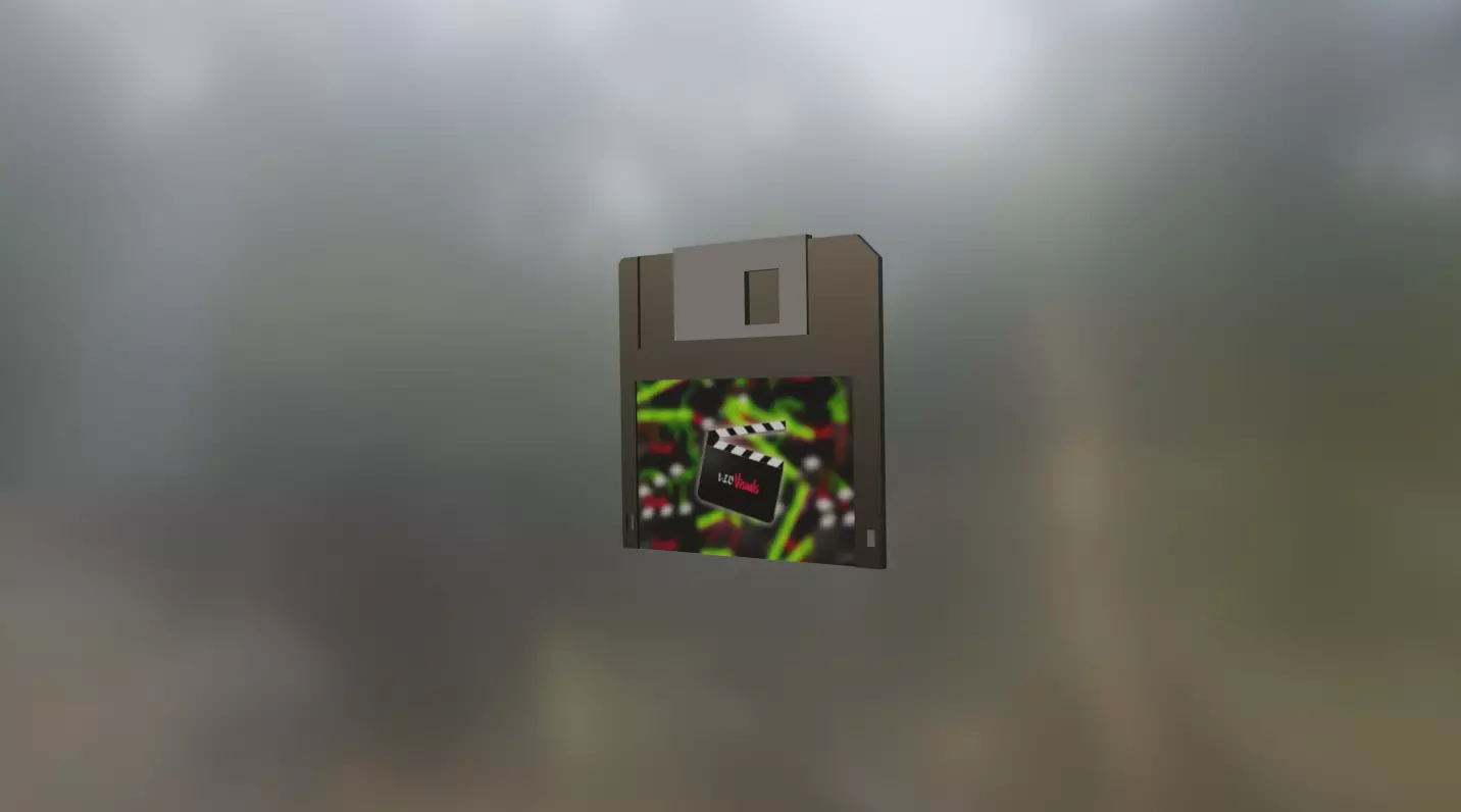 Floppy Disk Free low-poly 3D model