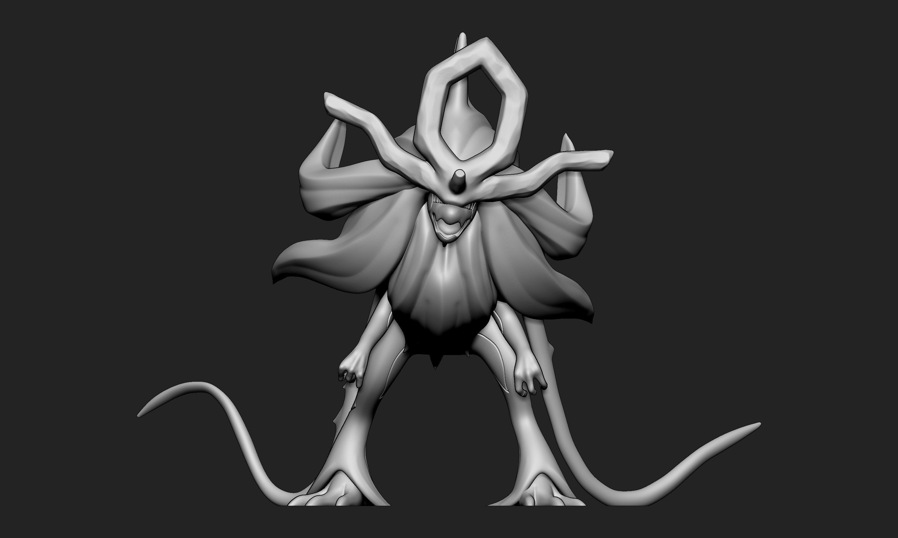 Pokemon - Walking Wake with 2 poses 3D print model_8