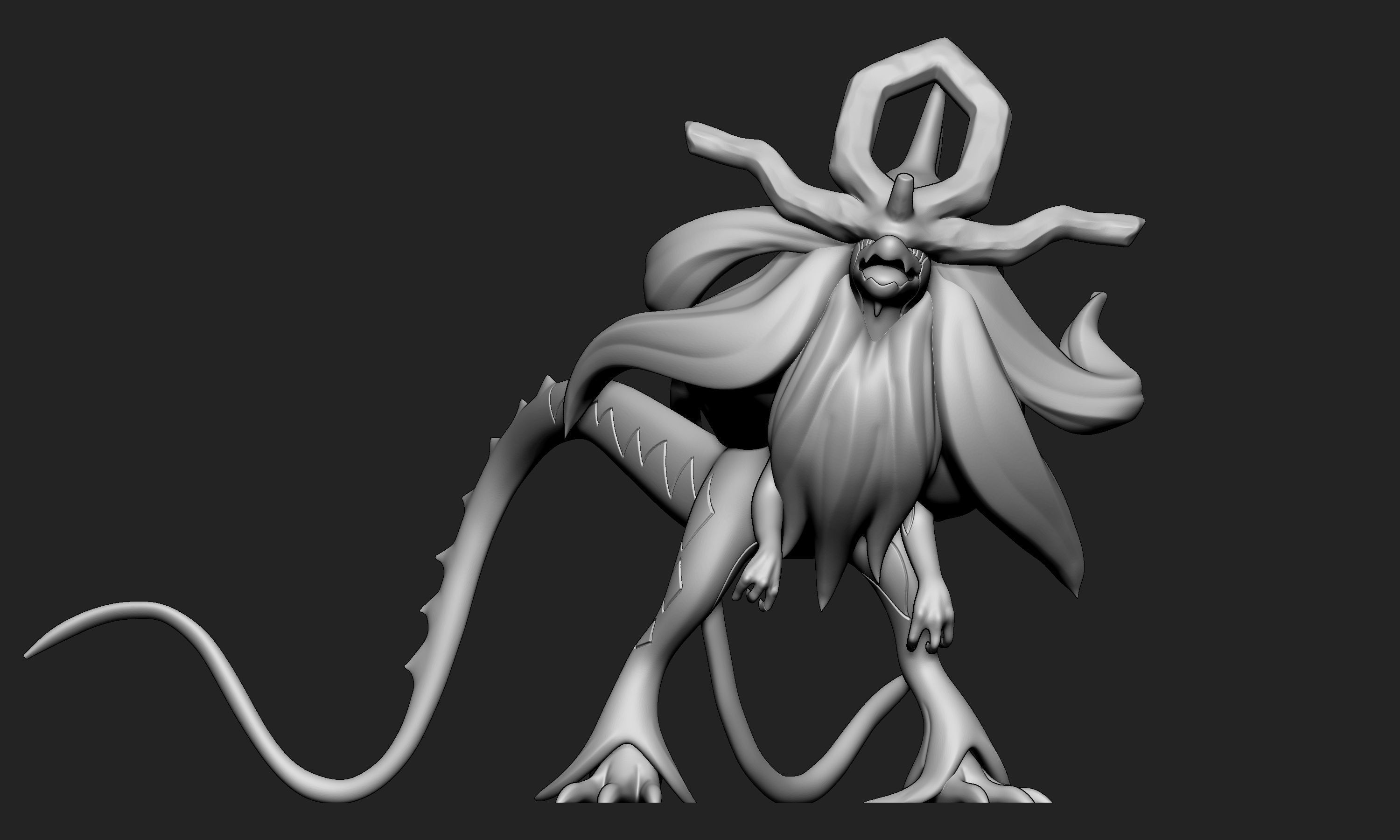 Pokemon - Walking Wake with 2 poses 3D print model_3