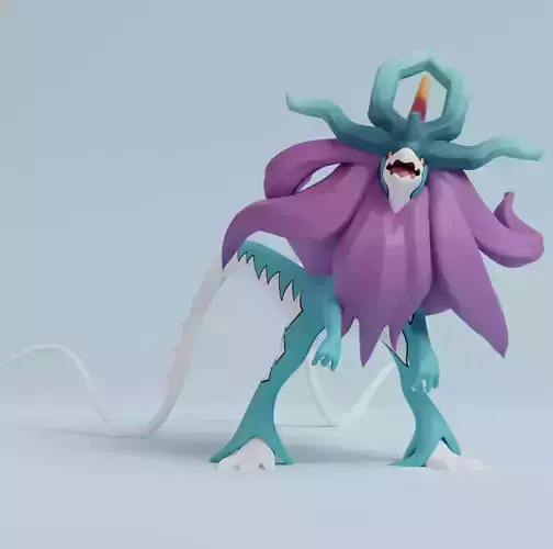 Pokemon - Walking Wake with 2 poses 3D print model